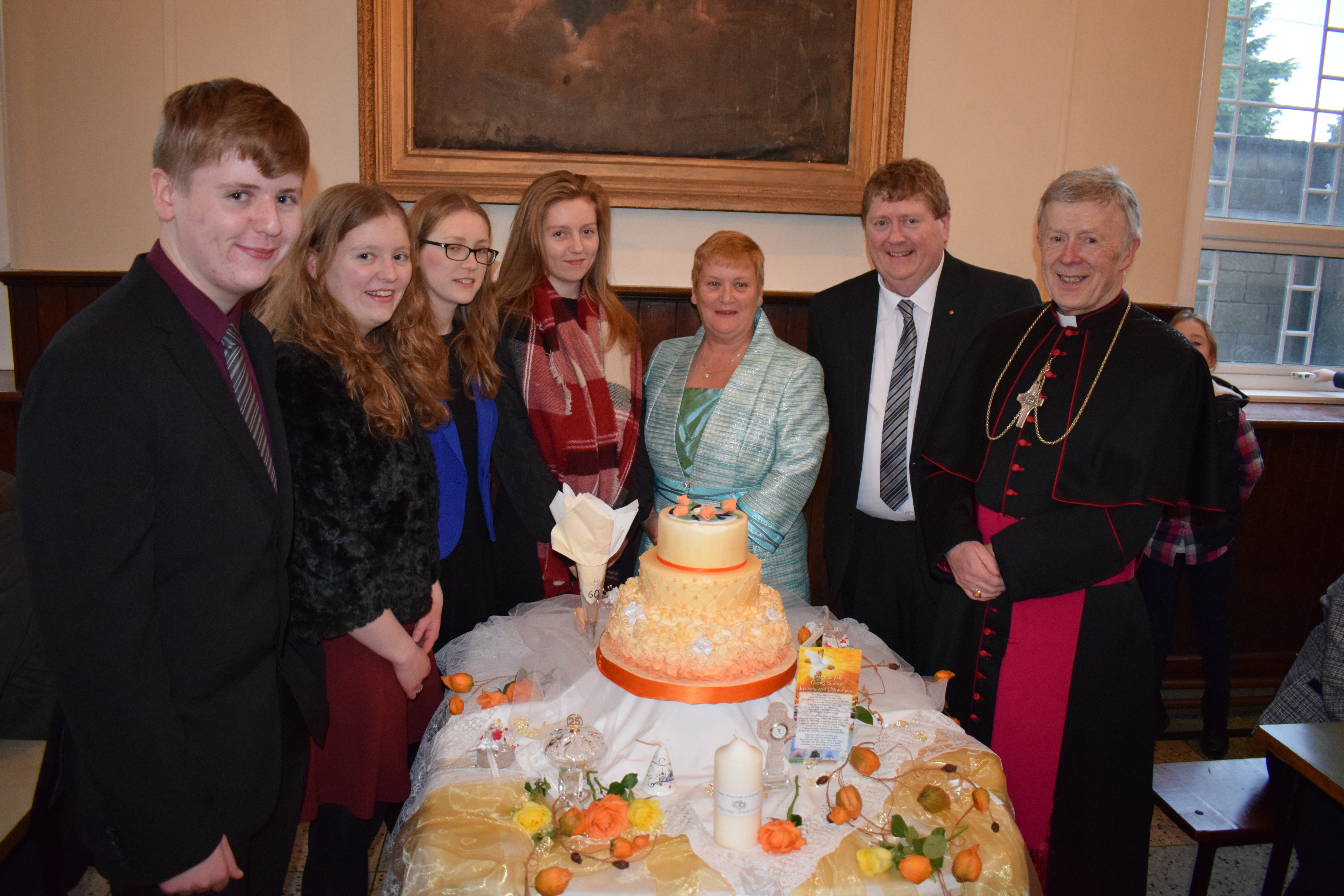 Archbishop Michael & David & Marie Quinn & Family, Tuam