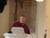 Most Revd Michael Neary Catholic Archbishop of Tuam speaking during the service in St Thomas's Church  Dugort Achill Co Mayo, where the Memorial,  Healing,  and the Blessing and Marking of Mission Graves took place on last Saturday. Picture; Frank Dolan.