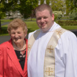 Rev. Aidan Gallagher and his grandmother